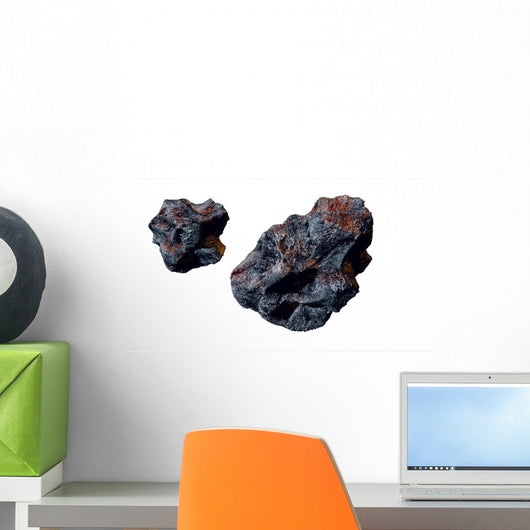 Flying Meteorite Asteroid Wall Decal Sticker Set