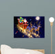 santa claus in his sledge Wall Mural
