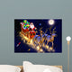 santa claus in his sledge Wall Mural