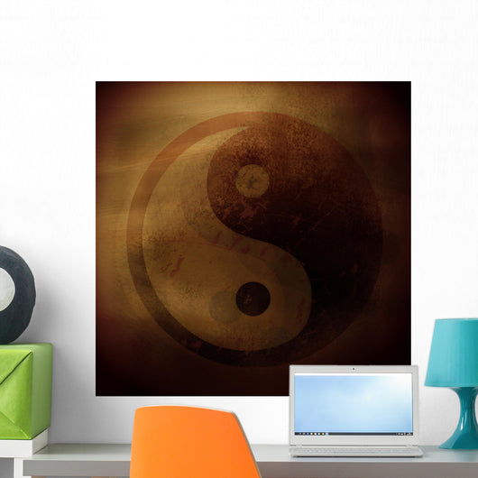 Yin Yang symbol Wall Mural