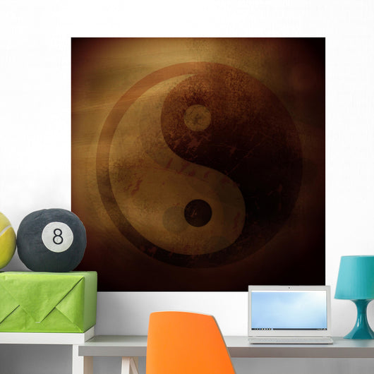Yin Yang symbol Wall Mural