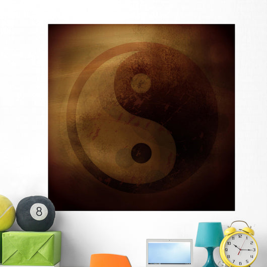 Yin Yang symbol Wall Mural