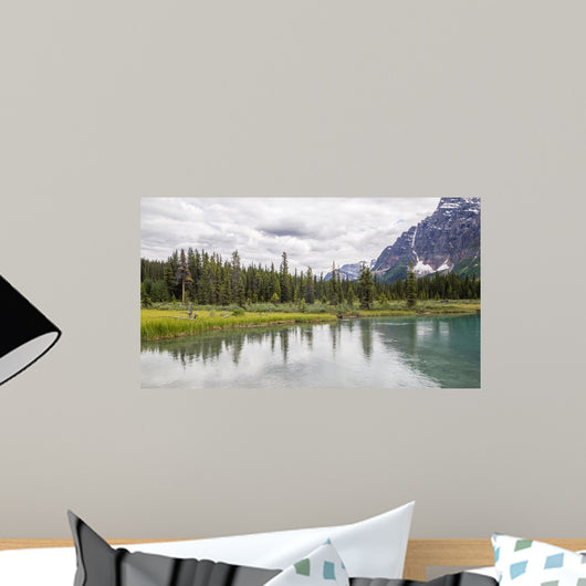 Banff National Park, Bow Lake in the Canadian Rockies, Wall Mural