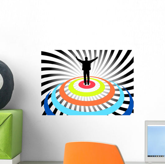 Winner Illustration Wall Mural