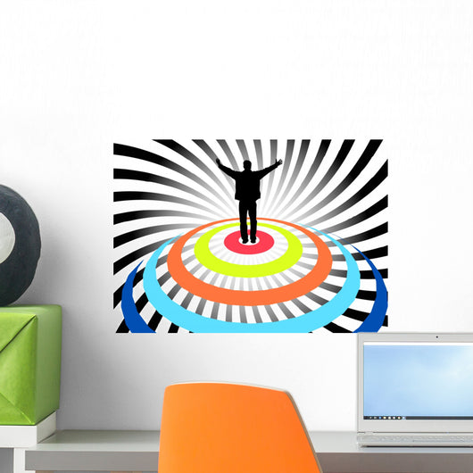 Winner Illustration Wall Mural