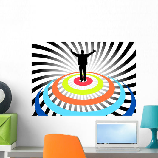 Winner Illustration Wall Mural
