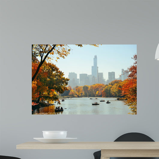 Central Park Autumn Wall Mural