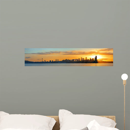 Seattle sunrise Wall Mural