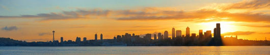 Seattle sunrise Wall Mural