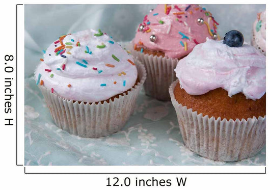 Cupcakes Birthday Party for Wall Mural
