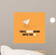 You'll Never Know Until You Go - Inspirational Quote, Slogan, Saying On Orange Background Wall Mural