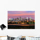 Denver Skyline Long Exposure Wall Decal