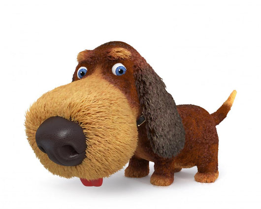 3d illustration ridiculous dog Wall Decal