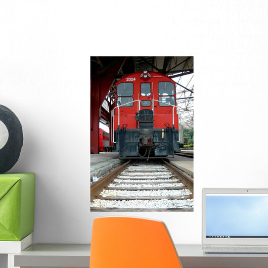 Old Train Caboose Wall Mural