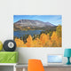 Magic beauty blue lake in Yosemite Park Wall Mural