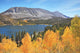 Magic beauty blue lake in Yosemite Park Wall Mural
