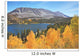 Magic beauty blue lake in Yosemite Park Wall Mural