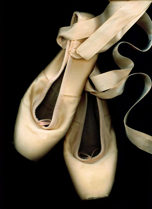 Worn Ballet Pointe Shoes Wall Mural