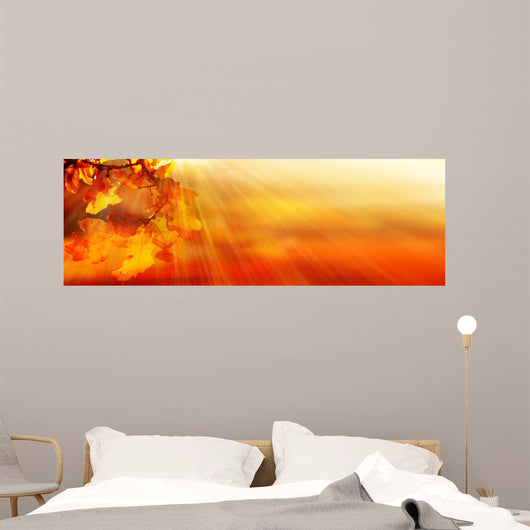 Autumn Leaves Wall Decal Design 1