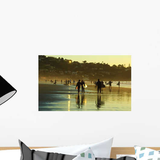 Surfer, LA Jolla Shore, San Dieog, California Wall Mural