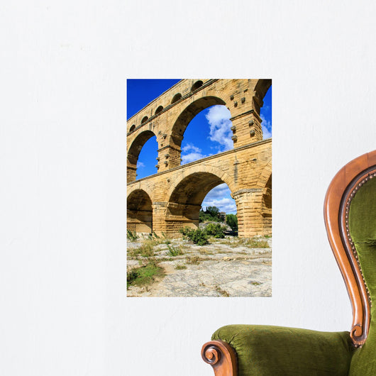 Pont du Gard, south of France Wall Mural