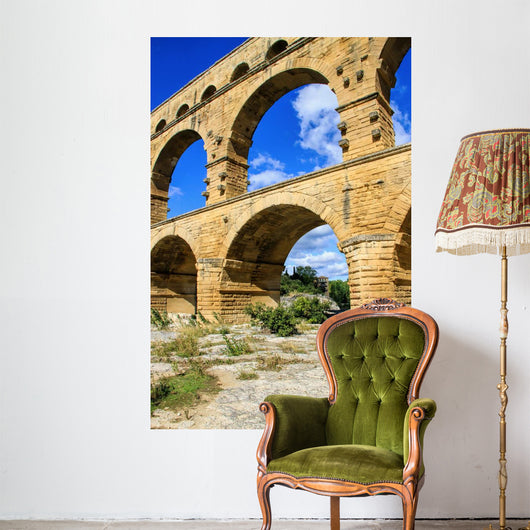Pont du Gard, south of France Wall Mural