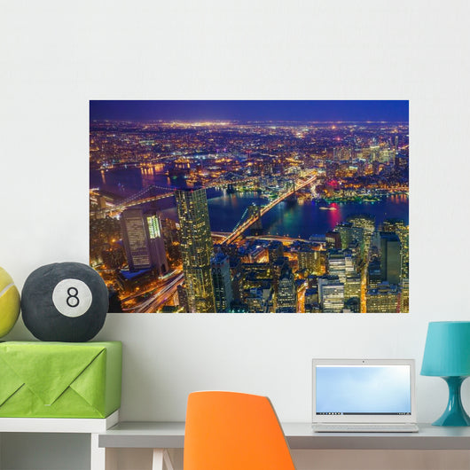 New York City Manhattan Wall Decal