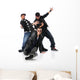 Three Young Man Dancing Wall Decal
