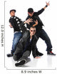Three Young Man Dancing Wall Decal