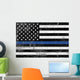 Law Enforcement Support Flag Wall Decal