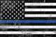 Law Enforcement Support Flag Wall Decal