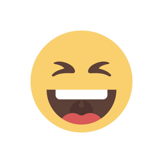 Laughing - Emoji Wall Decal