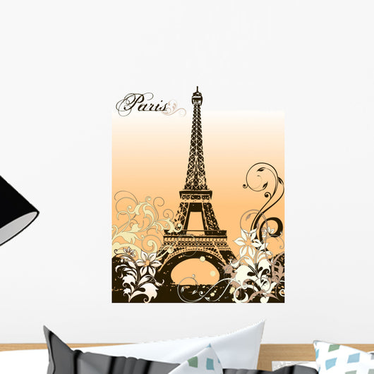 Eiffel Tower Wall Mural