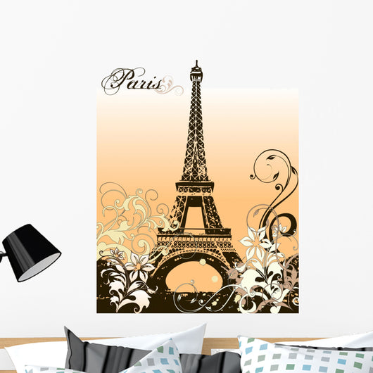 Eiffel Tower Wall Mural