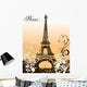 Eiffel Tower Wall Mural