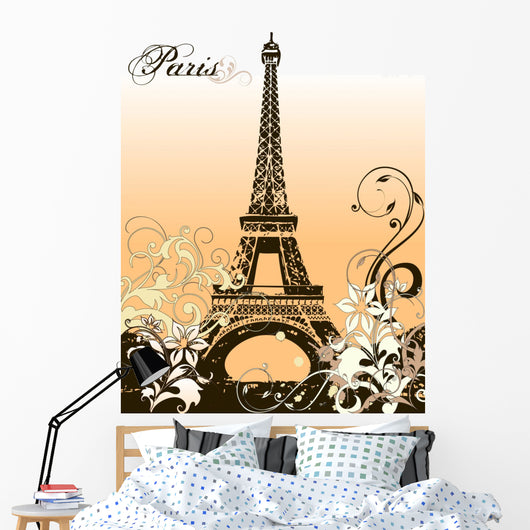 Eiffel Tower Wall Mural