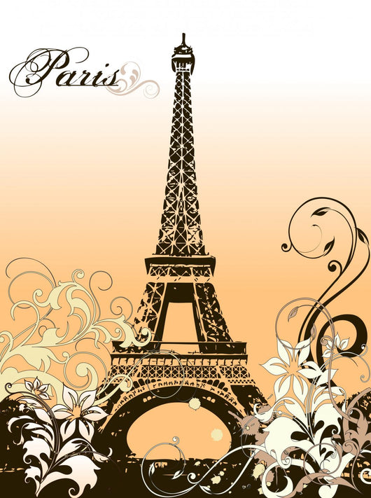 Eiffel Tower Wall Mural