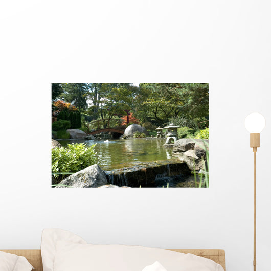 Japanese Water Garden Wall Mural