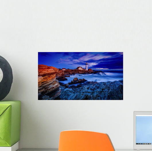 Portland Head Light Sunrise Wall Decal