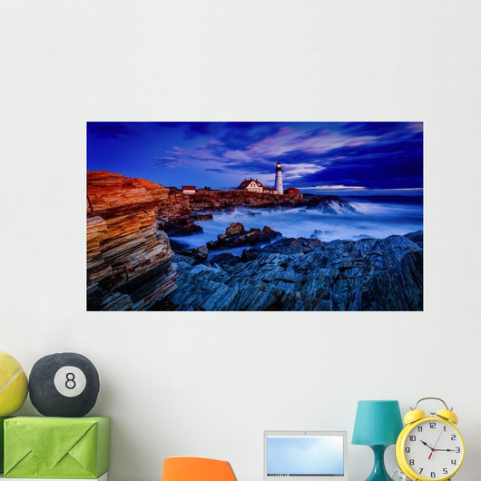 Portland Head Light Sunrise Wall Decal