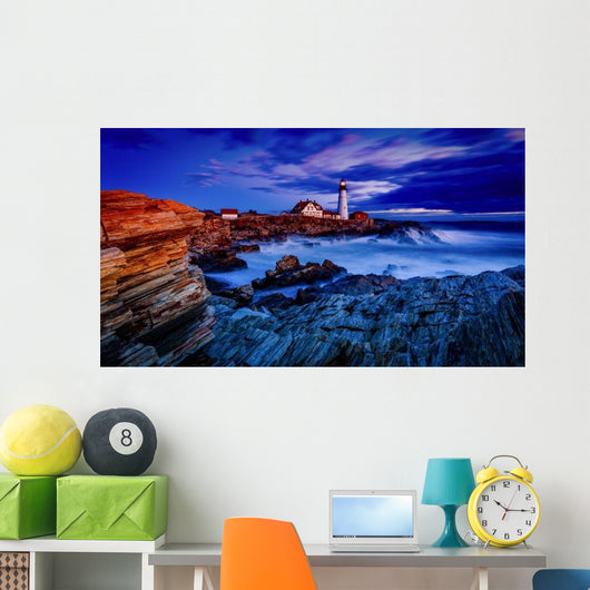 Portland Head Light Sunrise Wall Decal