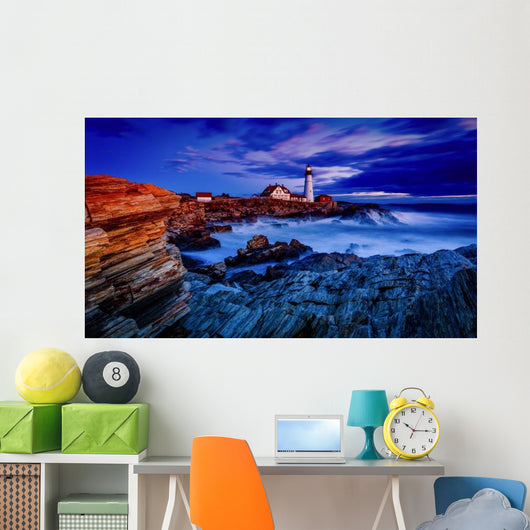 Portland Head Light Sunrise Wall Decal