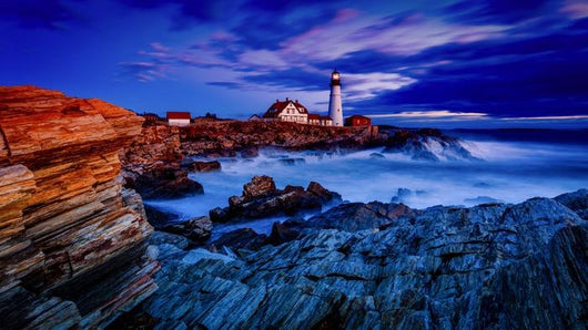 Portland Head Light Sunrise Wall Decal