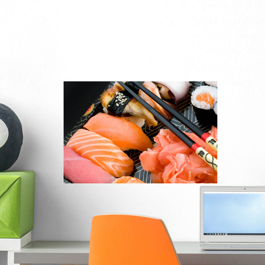 sushi and rolls Wall Mural