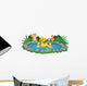 Mother Duck and Ducklings Wall Decal