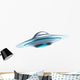 Glowing Flying Saucer Wall Decal