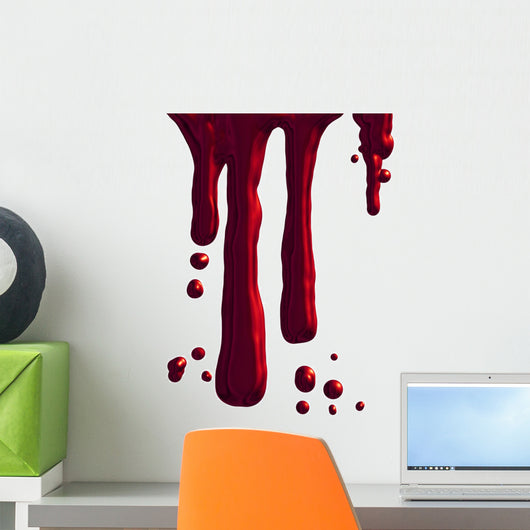 Dripping blood Wall Decal