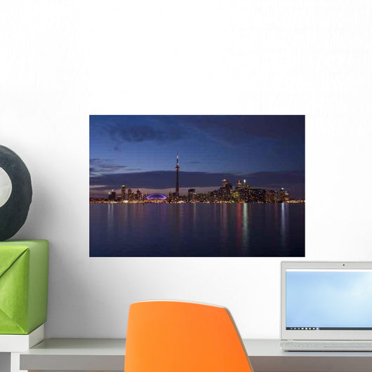 Night Toronto Waterfront Wall Decal