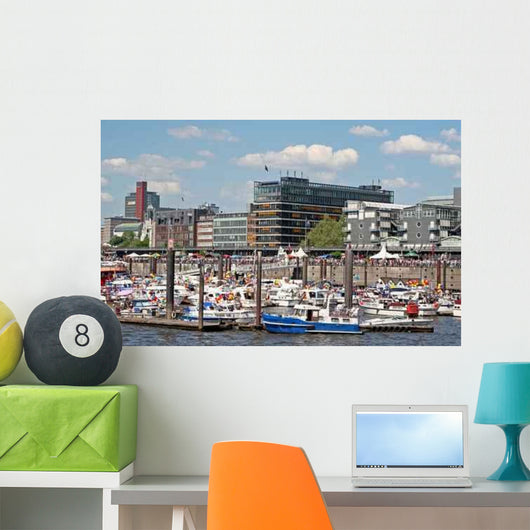Port Birthday Hamburg Wall Decal