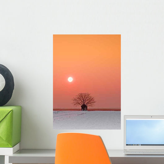 Winter Landscape Wall Decal Design 1